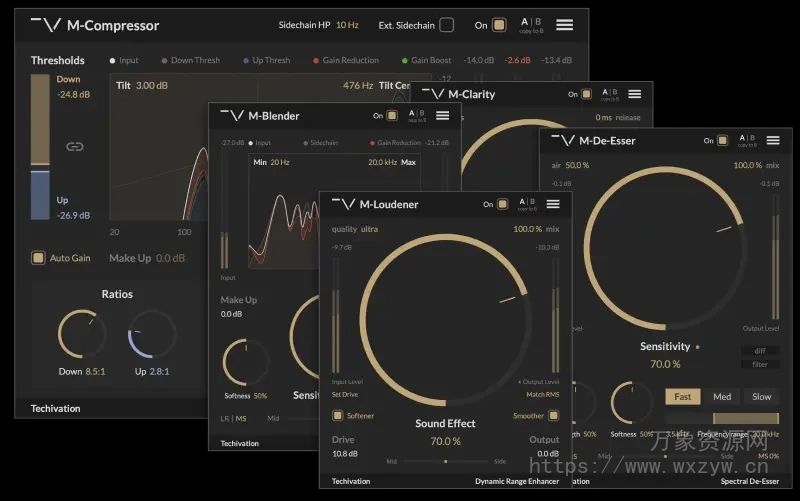 [AI人工智能效果器插件包]Techivation M and AI Bundle INTEL 2024 [WiN]（111.45Mb）