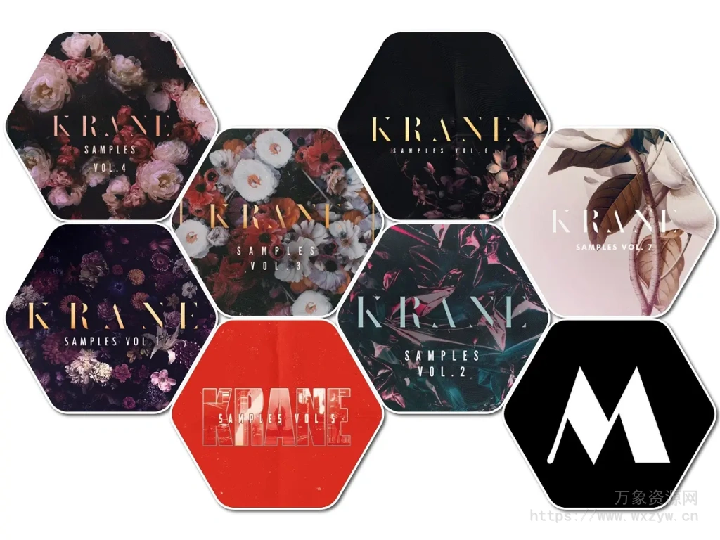 【Krane制作人采样合集】Splice Presents Krane Samples [WAV]（921Mb）