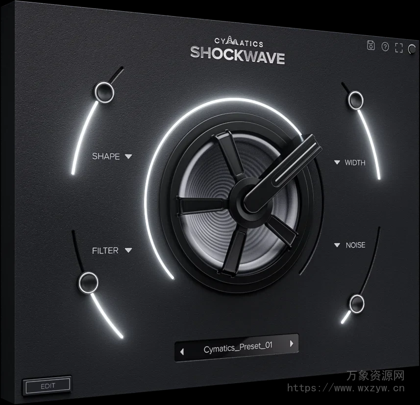 [低音贝斯采样引擎]Cymatics Shockwave Bass Engine v1.0.0 [WiN, MacOSX]（2.2Gb）