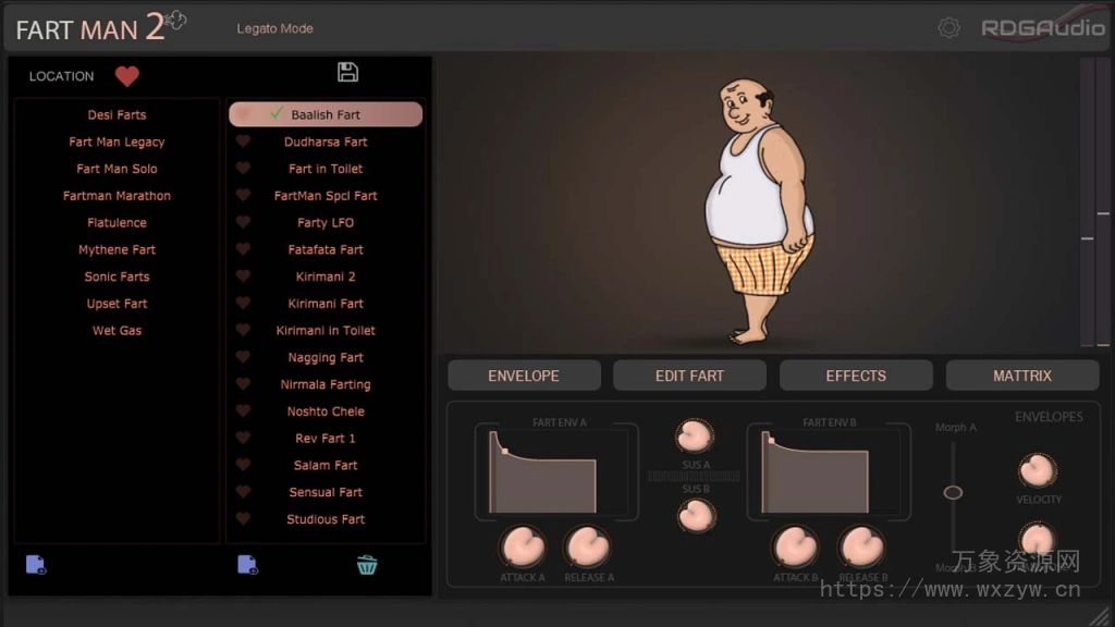 [放屁声音VST插件] RDGAudio FartMan2 v1.0 [WiN]（114.95Mb）
