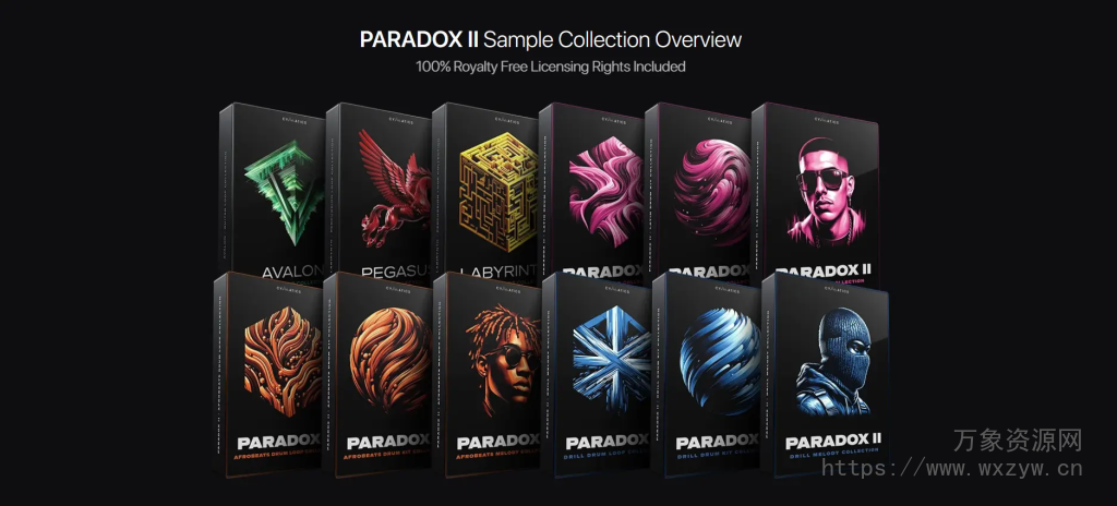 [流行氛围EDM多风格拉丁素材合集]Cymatics Paradox 2 [WAV, MiDi]（6Gb）