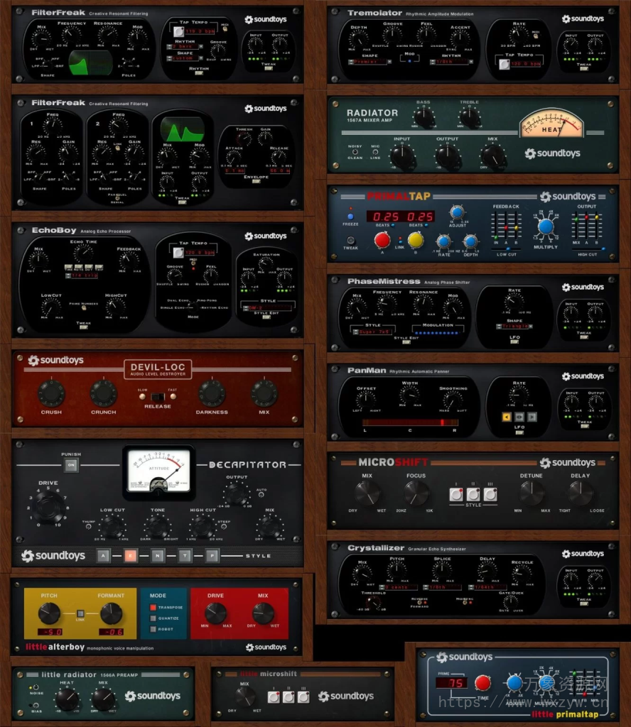 [效果器插件包] SoundToys v5.0.1.10839 [WiN]（490Mb）