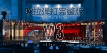 [吹拉弹打完整版] Kong Audio Chinese Orchestra Full Edition v3.0-R2R [WiN]（4.19GB）