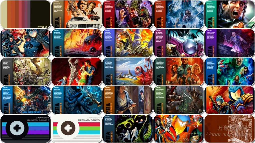 [Alpha Centori厂牌电影人声对话&Boom Bap多风格采样包合集]Boom Bap Labs Alpha Centori Sample Collection 2023 [WAV]（2.45Gb）