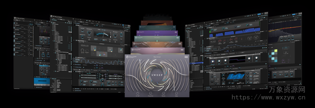 [猎鹰采样合成器+原厂音色库]UVI Falcon 3 v3.0.1 UNLOCKED Incl Emulator+UVI Falcon Factory Library Rev2 v3.0.1 [WiN]（1.5Gb）