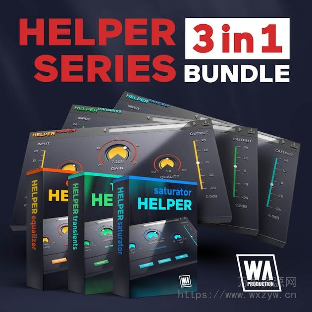 [HELPER系列效果器插件包]W. A. Production Helper Series 2 Bundle v2.0 [WiN, MacOSX]（66Mb）