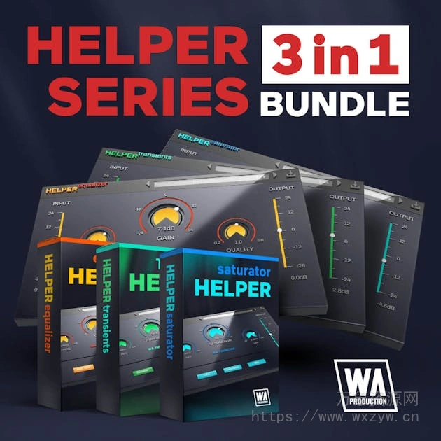 [HELPER系列效果器插件包]W. A. Production Helper Series 2 Bundle v2.0 [WiN, MacOSX]（66Mb）