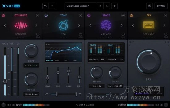 [终极人声混音套件]Nuro Audio Xvox Pro v1.0.3 [WiN]（98Mb）