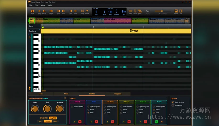 [歌曲大师扒谱神器]Aurally Sound Song Master PRO v2.0.0 [WiN]（113MB）