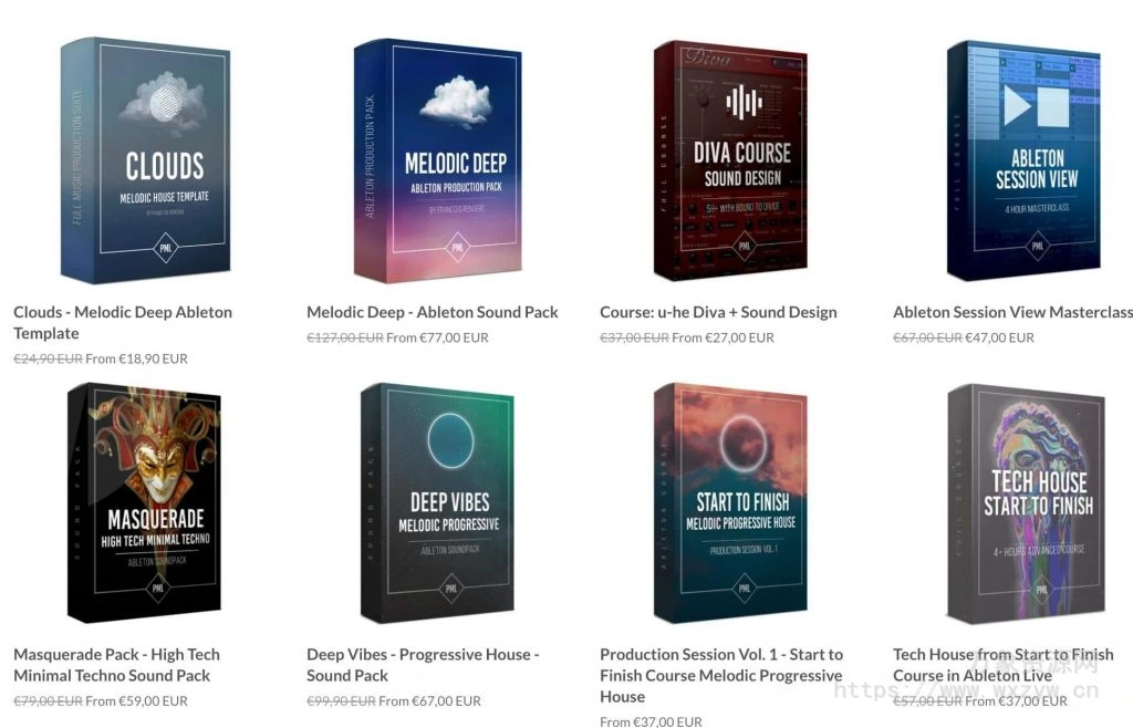 【PML课程模板采样包套装合集2020】Production Music Live – Latest Sound Packs Templates Courses（25Mb）