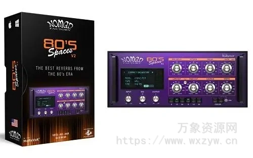 [80年代经典氛围空间混响插件] Nomad Factory 80s Spaces v2.4.0 Beta-TeamCubeadooby [WiN]（260.68MB）