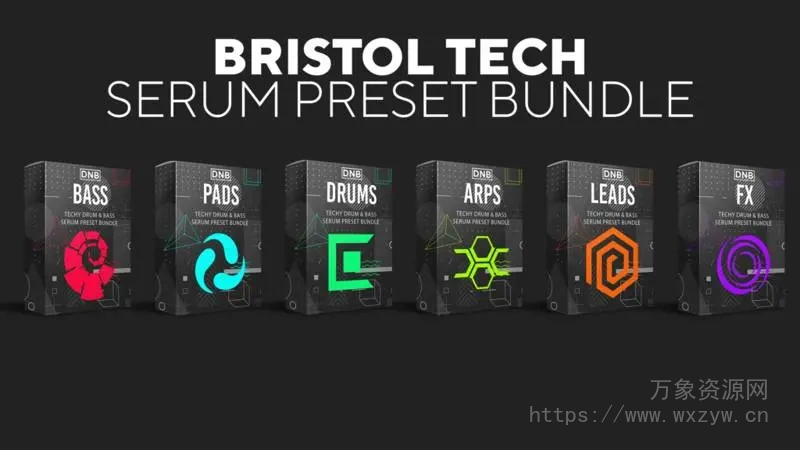 [血清鼓打贝斯预设捆绑包]DNB Academy Bristol Tech Premium DNB Serum Preset Bundle（117Mb）