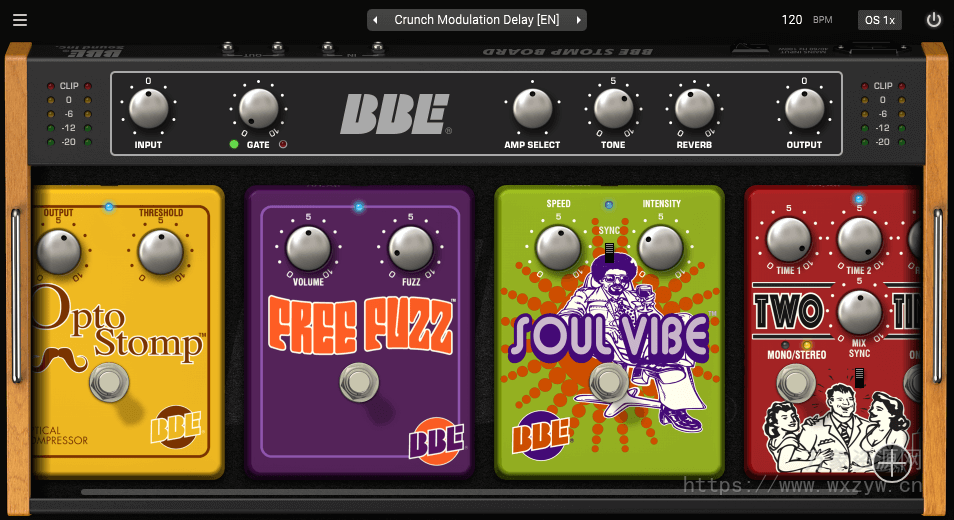 [前置放大器-吉他效果器套装] BBE Sound Stomp Board v1.6.1 [WiN]（24.1MB）