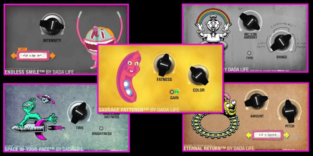 [电音必备香肠失真微笑饱和器套装]Dada Life Secret Sauce Bundle 2024 [WiN, MacOSX]（136Mb）