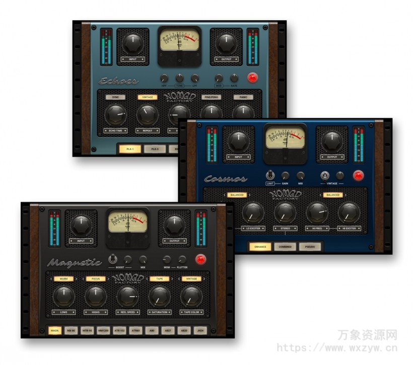 [磁带模拟效果终极工具集]Nomad Factory Magnetics Bundle v3.0.2-TeamCubeadooby [WiN]（36MB）