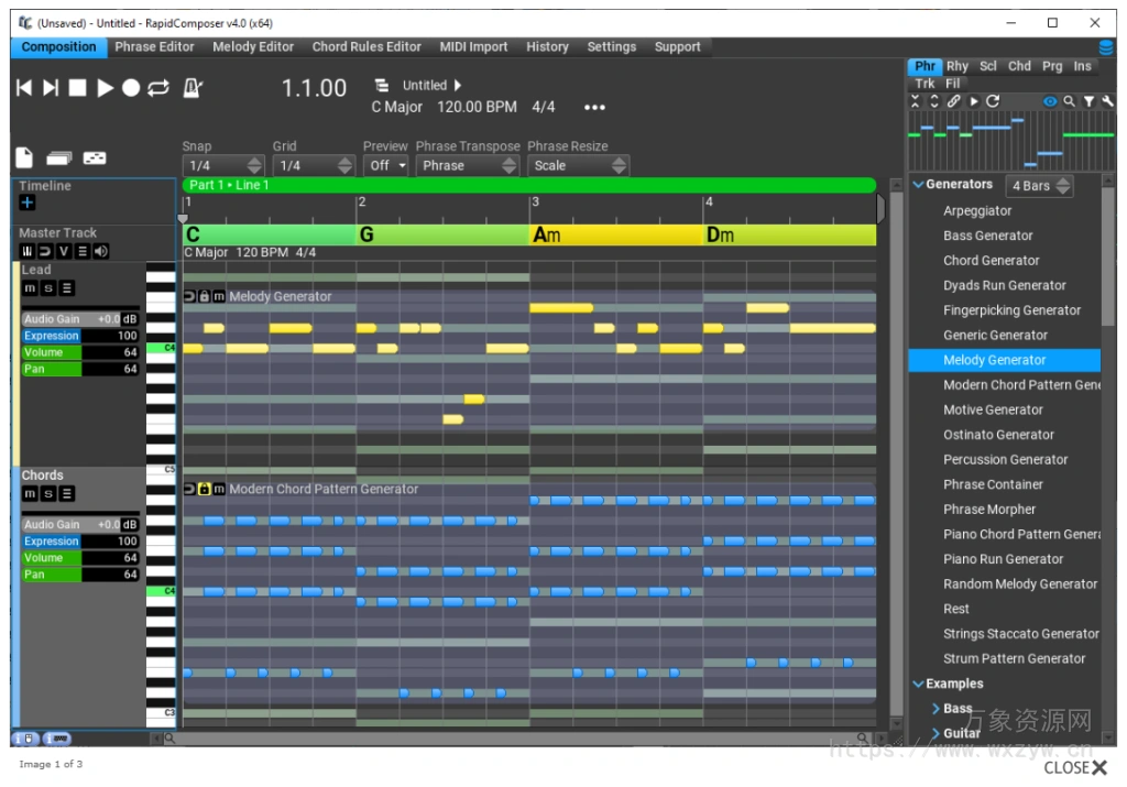 [智能作曲软件]Music Developments Rapid Composer 5 v5.2/v5.0.7 [WiN, MacOSX]（200Mb）