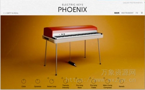 [电钢琴音源] Native Instruments Electric Keys Phoenix v1.1.0 [KONTAKT]（3.43GB）