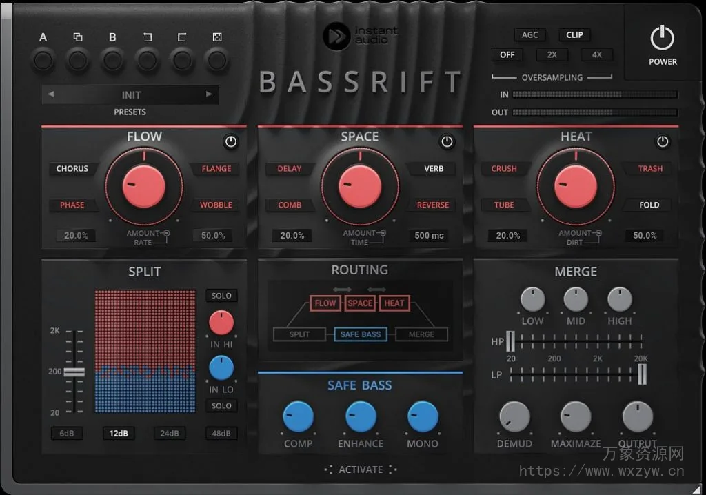 [低音塑形效果插件]InstantAudio BassRift v1.0.0 [WiN]（48MB）