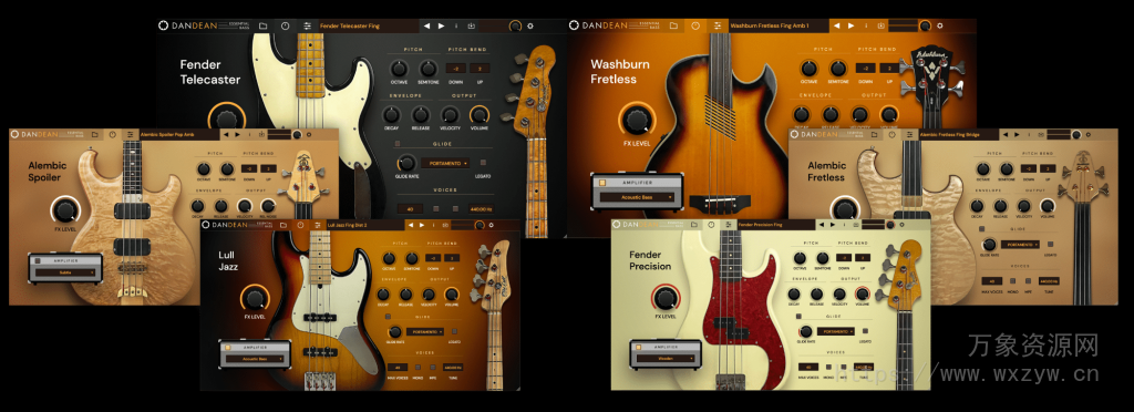 [六把贝斯乐器插件]Tracktion Software Dan Dean Essential Bass v1.0.6 Incl Patched and Keygen-R2R [WiN]（27.8Mb）