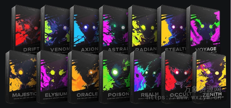 [怀旧影视民族嘻哈电音素材Serum预置合集]Cymatics SLAYER Production Suite [WAV, MiDi]（27Gb）