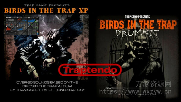 [嘻哈陷阱采样Icarus预置FL工程模板]Trap Camp Entertainment The Flock Bundle（36Mb）