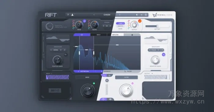 [电子音乐必备 变形滤波器] Minimal Audio Rift v2.2.0r2 U2B  [MacOSX]（126Mb）