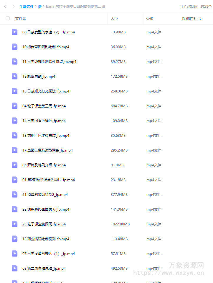 kana酱粒子课堂日系胸像绘制第2期【画质不错只有视频】