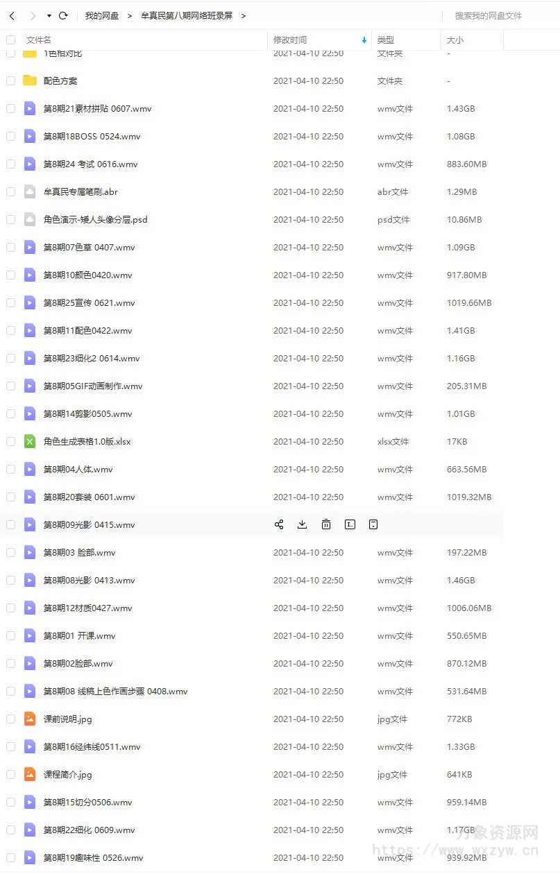牟真民第8期角色设计实战研修班【画质高清有笔刷】