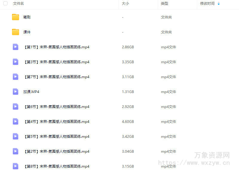 末菻氛围感人物插画团练2025【画质高清有课件笔刷】