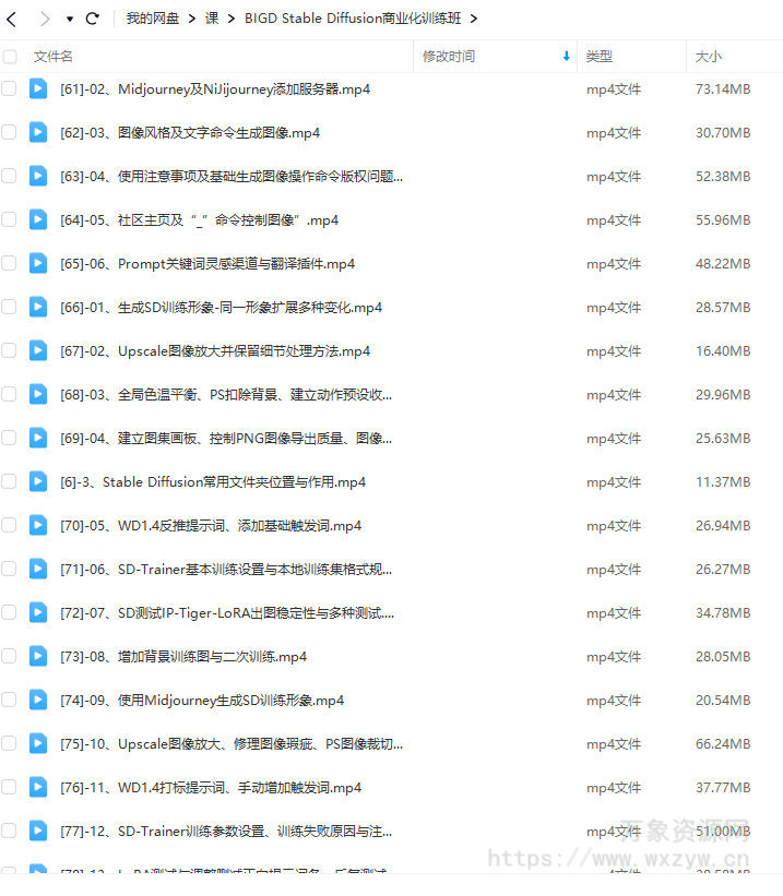【缺课】Stable Diffusion商业化训练班2023年【画质高清只有视频】