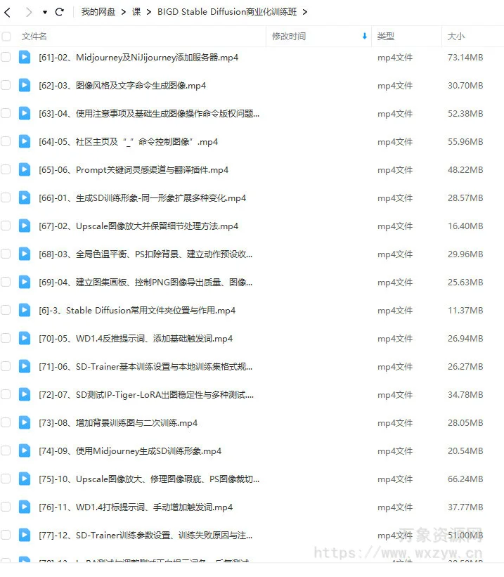 【缺课】Stable Diffusion商业化训练班2023年【画质高清只有视频】