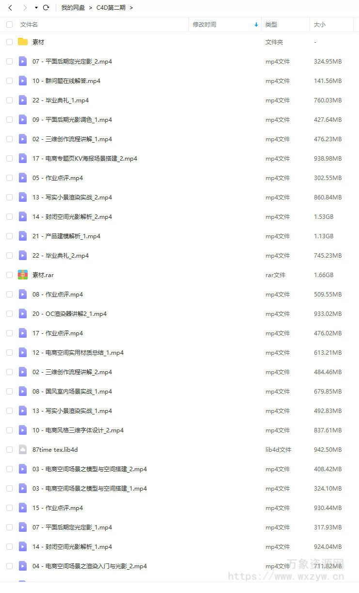 87timeC4D+PS合成班第二期2020年【画质高清有素材】