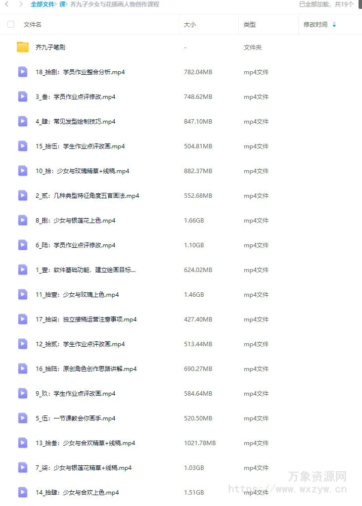 齐九子少女与花插画人物创作2023【画质不错有笔刷】