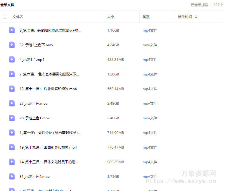 七言疯子美型男性厚涂实战课2024【画质高清只有视频】