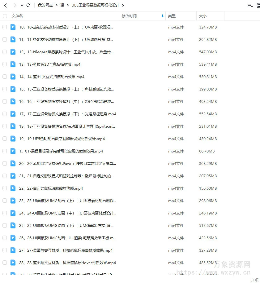 UE5工业场景数据可视化设计【画质高清有素材】