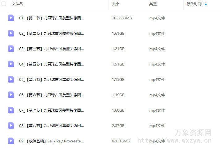 九只球古风美型头像团练2024【画质高清只有视频】