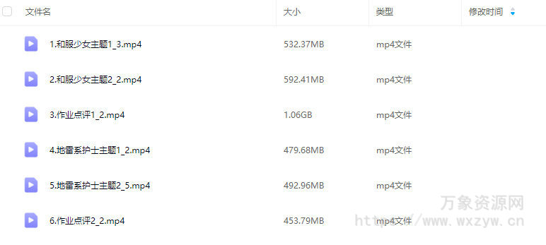 不知名止痛剂纯爱风日系少女头像团练课2024年12月【画质高清只有视频】