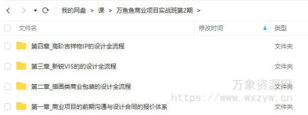 万鱼鱼2021商业项目实战班第2期【画质高清只有视频】