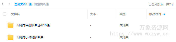 阿瀚的头像插画基础课+小动物插画课【画质还行只有视频】