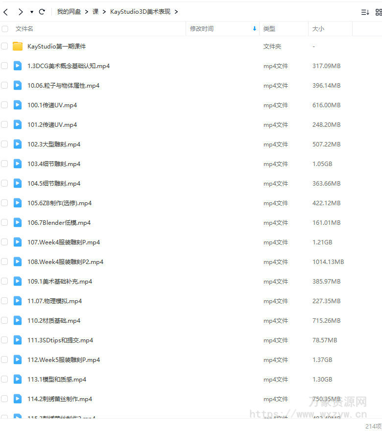 KayStudio3D美术表现第1期2023年【画质高清有部分素材】