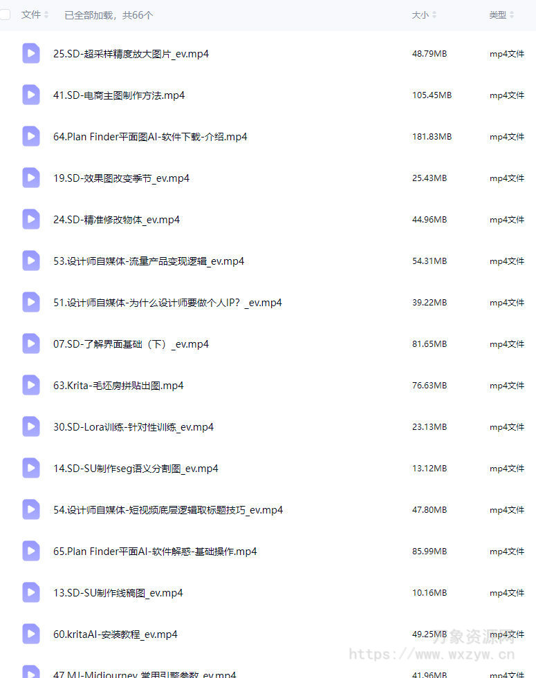 陈诺KAKA-AI室内外设计商业工作流2024【画质还行只有视频】