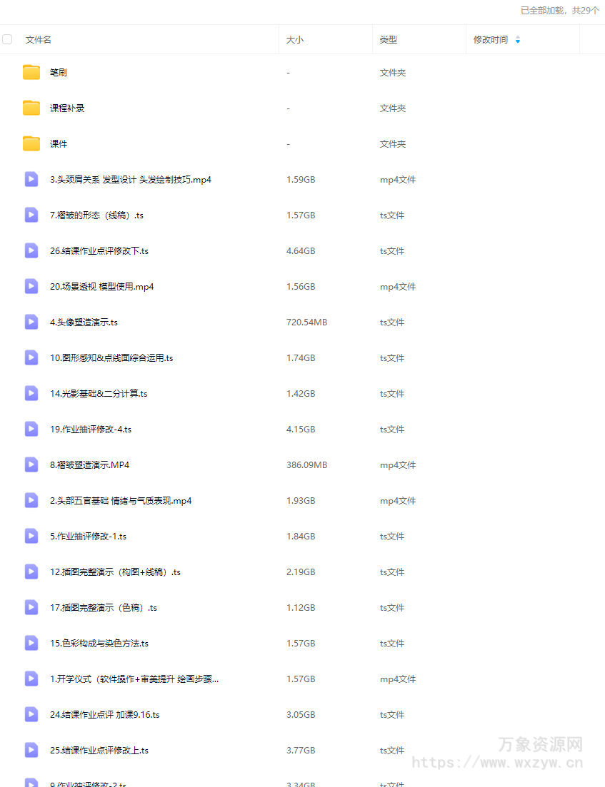 目立里一一故事感表达古风人物插图创作班第1期2025【画质高清有课件笔刷】