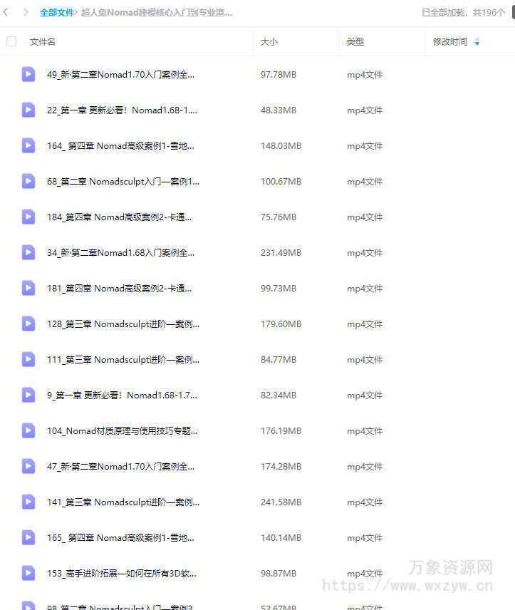 超人兔Nomad建模核心入门到专业渲染提升进阶2023【画质还行只有视频】