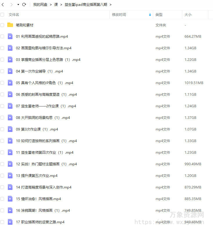 益生菌2022第8期商业插画课【画质高清有笔刷】