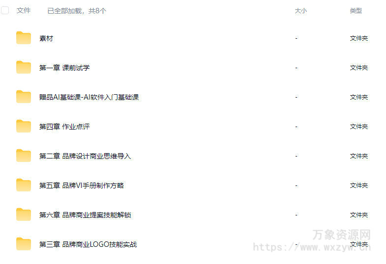 大凡&申也品牌设计商业实训班【画质高清有部分素材】