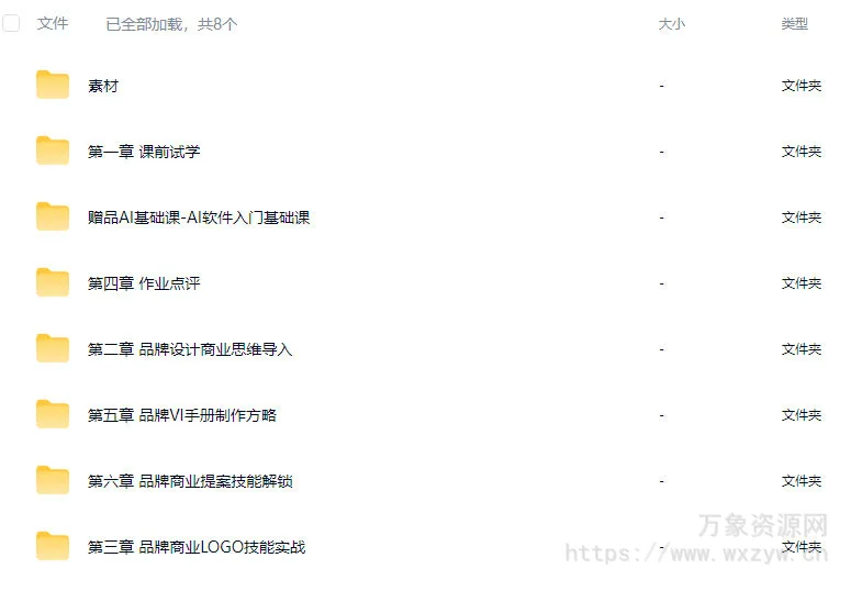 大凡&申也品牌设计商业实训班【画质高清有部分素材】