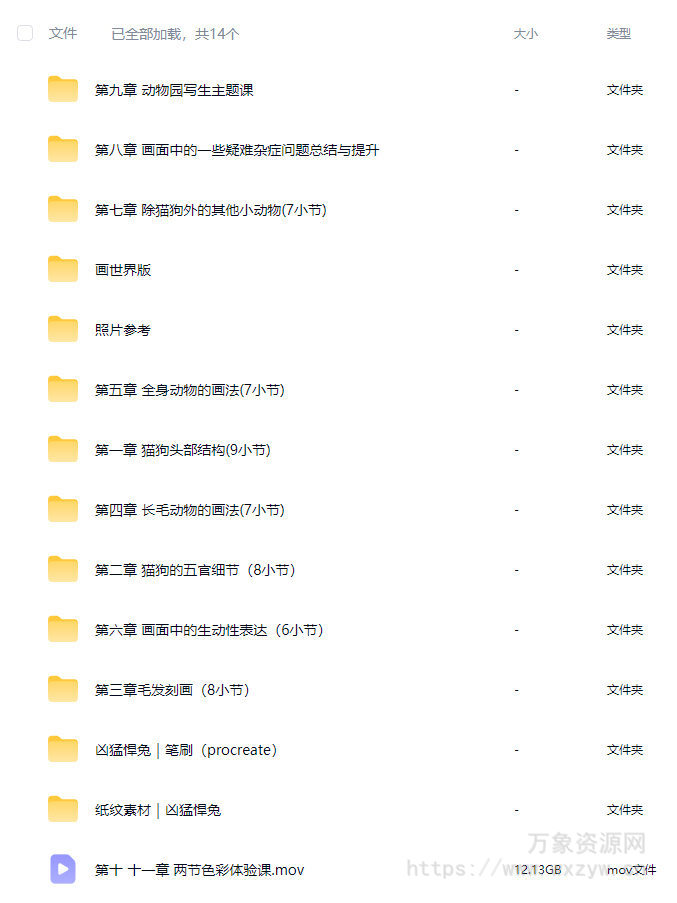 凶猛悍兔动物插画速写课2025【画质高清有笔刷素材】