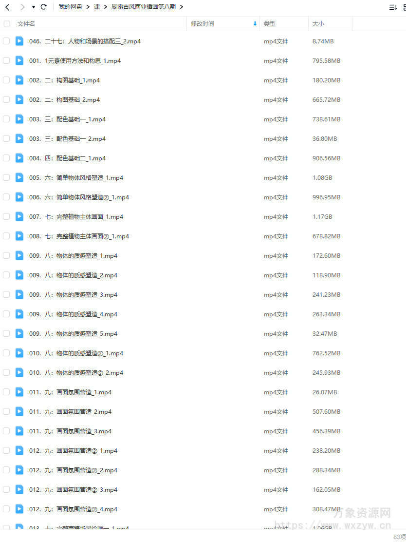 辰露古风商业插画第8期2023【画质高清只有视频】