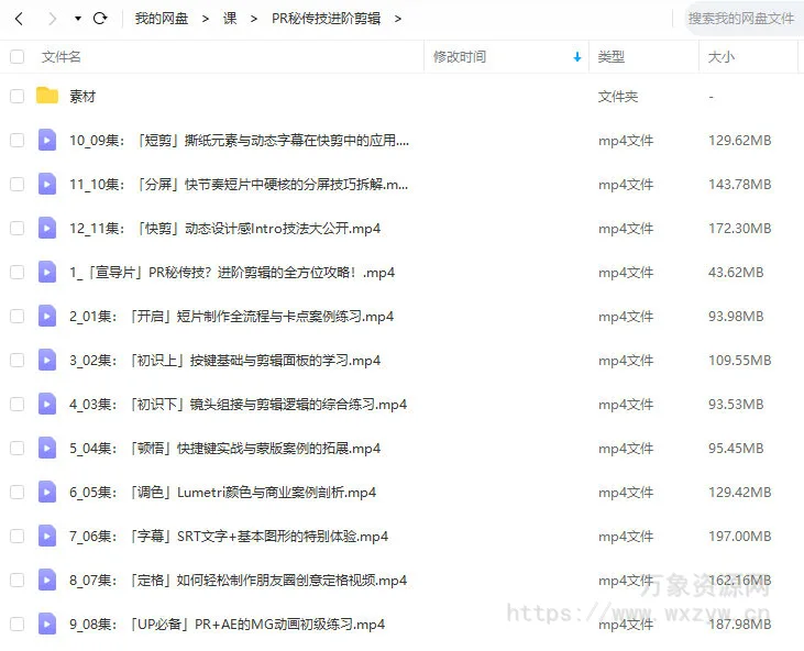 PR秘传技进阶剪辑的全方位攻略2021年12月【画质不错有素材】