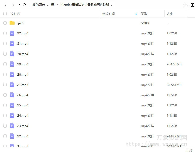 Blender3.1教程2022年5月建模渲染与骨骼动画进阶班【画质高清有大部分素材】